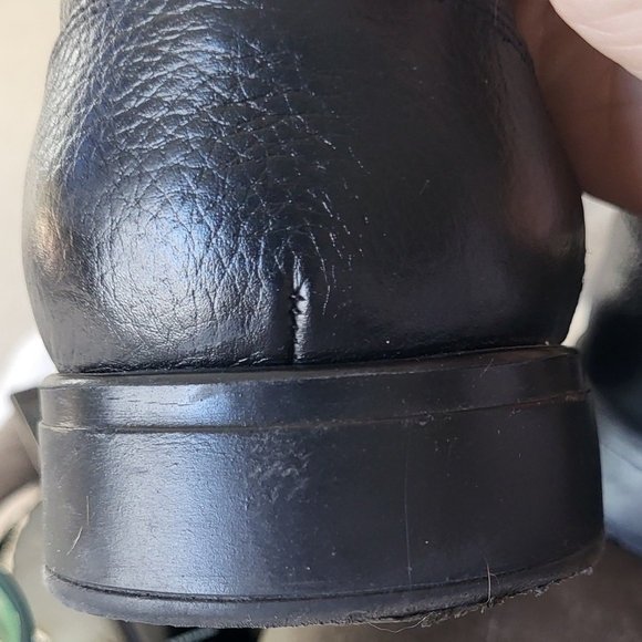 Studio Belvedere Bay Bridge Men's Size 11D Black Leather Split Toe Oxford Shoes - Picture 9 of 11